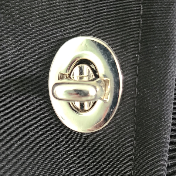 Anne Klein Black 3/4 legnth Coat - Picture 5 of 8